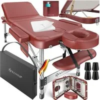 KESSER Massageliege, 3 Zonen Kosmetikliege klappbar & höhenverstellbar mobile Massagebett