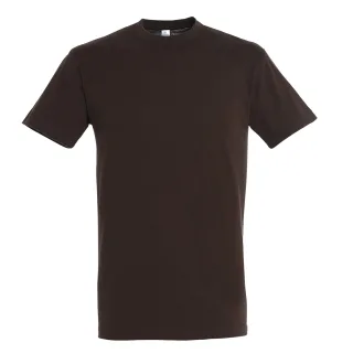 SOLS Herren Regent T-Shirt mit kurzen Ärmeln (Schokolade)