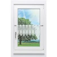 Plauener Spitze® Scheibengardine Spitze (1 St), transparent, HxB 30x40cm