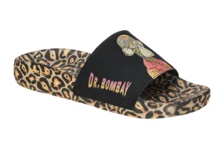 Skechers 251015 LPD Hyper Sandal - Dr. Bombay Herren Pantolette Schwarz Leopard