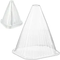 relaxdays Pflanzenschutzdach Transparenter Pflanzenhut im 10er Set, Set, 10er Set
