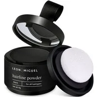 Leon Miguel Haaransatz-Farbpuder Hairline Powder - Haar Concealer zum Ansatz kaschieren - 4g, Ohne Rückstände
