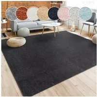 Paco Home Teppich Porto 890, rechteckig, Höhe: 13 mm, Kurzflor, Uni-Farben, ideal im Wohnzimmer & Schlafzimmer