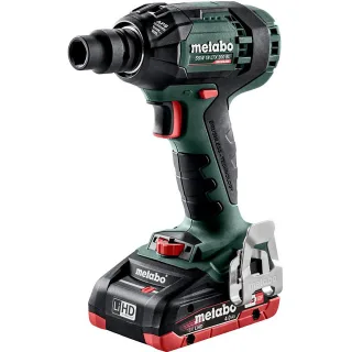 Metabo Akku-Schlagschrauber SSW 18 LTX 300 BL metaBOX 145 - 18V 2x4Ah LiHD + ASC 55 - 602395800