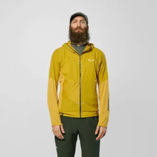 SALEWA - Pedroc Wind Kapuzenfleecejacke Herren - Grün (Gr.48)