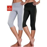 Vivance Active by Lascana Caprileggings (2er-Pack) mit Gummibund, Loungewear