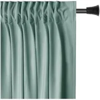 Restilo Gardine Gardine Multifunktionsband Kräuselband Vorhang Verdunkelnd Samt Textil (1 St), Kräuselband, verdunkelnd, Samt Textilien, mit Raffhalter