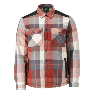 MASCOT Herren Langarmhemd CUSTOMIZED Herbstrot-kariert 4XL - 23104-446-298-4XL