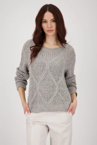 monari - Ajour Pullover - Gr. - 42