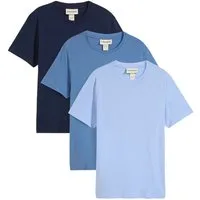 bonprix T-Shirt (Packung, 3-tlg) bequemer Regular Fit, Rundhalsausschnitt, leichte Stoffqualität