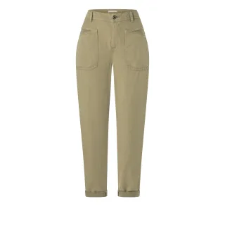 MAC - MAC JEANS - IVY, Cotton linen tencel grün - Gr. - 46/OL