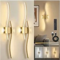 Lapalife Wandleuchte Innen Akku Wandlampe Dimmbar mit Fernbedienung, Kabellose,Timer, Wandleuchte für Wohnzimmer Schlafzimmer Flur Treppen, 100CM