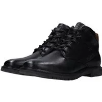bugatti Schnürstiefelette Schnürboots mit Profilsohle, schmale Form