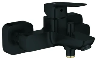 Grohe EH-Wannenbatterie Cubeo 101813 Wandmontage matt black, 1018132430 1018132430
