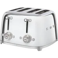 Smeg Toaster TSF03SSEU, 4 kurze Schlitze, 3000 W