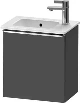 Duravit D-Neo Waschtischunterbau wandhängend Graphit Matt 410x274x440 mm - DE4259R10490000 DE4259R10490000