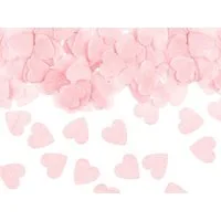 partydeco Streudeko, Konfetti Herzen 1,6x1,6cm 15g rosa
