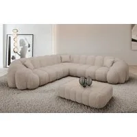 Sofa Dreams Ecksofa Rajada L Form Couch, 4-Sitzer, Design, Eckcouch, Stoffbezug