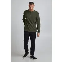 Blend Langarmshirt BHBhnoble (1-tlg) Klassisches Langarmshirt mit Rundhalsausschnitt und Knopfleiste