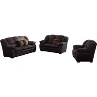 COTTA Polstergarnitur Casino, Sofa Set, 3-2-1 Sitzer, Wohnzimmer Garnitur, (Set, 3-tlg), Sessel, 2-Sitzer, 2,5-Sitzer, hohe Rückenlehne