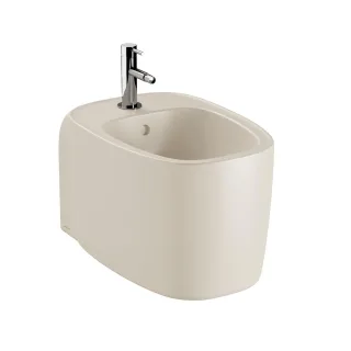 VitrA Plural Wand-Bidet mit verdeckter Befestigung mit Hahnloch mit Überlauf 37 x 55,7831B422-0288 7831B422-0288
