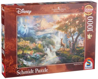 Schmidt Spiele Puzzle 59486 - Thomas Kinkad: Disney Bambi [1.000 Teile]