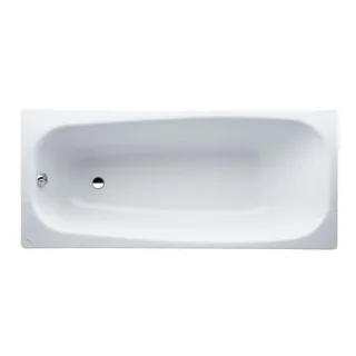 LAUFEN Pro Einbau-Badewanne 2259500000401 170 x 75 cm, Stahl, weiß, ohne Antislip