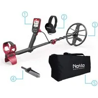 Nokta Metalldetektor FINDX Metalldetektor mit gratis Zubehör, Profi Detektor