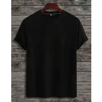 RMK T-Shirt Herren T-Shirt Einfarbig Rundhals Basic Uni aus Baumwolle