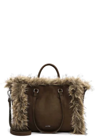 SURI FREY - Shopper SFY Chessy Suede oliv 960 - Gr. - OS