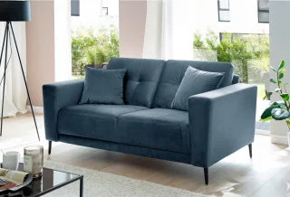 Trends by HG 2-Sitzer "Barcelona" mit Metallfuß, frei im Raum stellbar