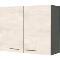nobilia® Hängeschrank "Riva", vormontiert, mit zwei Einlegeböden, Breite 90 cm