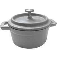 osoltus Kochtopf osoltus Mini Cocotte Bratentopf klein - Gusseisen ofenfest 10 cm