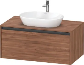 Duravit Ketho.2 Konsolenwaschtischunterbau wandhängend Nussbaum Matt 1000x550x459 mm - K248860797900 K24886079790000