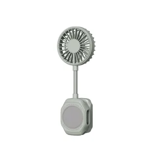 Tevorex 1800mAh Portable Mini Magnetic Phone Fan 4 Speeds Adjustable 360° Bendable TEC Cooling Plate High-Efficiency USB