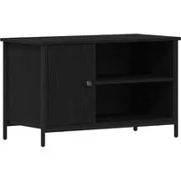 vidaXL TV-Schrank TV-Schränk 80 x 40 x 50 cm Schwarz Eichen-Optik Holzwerkstoff (1-St)