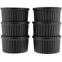 Almina Muffinform 6 Teiliges Muffinform-Set Schale aus Porzellan Rund 180 ml