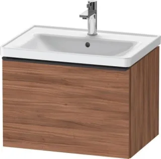 Duravit D-Neo Waschtischunterbau wandhängend Nussbaum Matt 634x452x440 mm - DE42540BD790000 DE42540BD790000