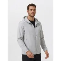 YOUTHUP Funktionsjacke Herren Softshelljacke mit Kapuze gefüttert leichte Funktionsjacke