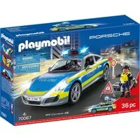 Playmobil® Porsche 911 Carrera 4S Polizei (70067), My Action Heroes Konstruktions-Spielset, (36 St), Made in Germany