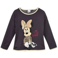 Disney Minnie Mouse Langarmshirt Kinder Shirt Baumwolle Langarm Oberteil für Alltag Schule und Freizeit (1-tlg)