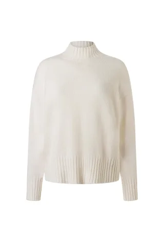 MAERZ Muenchen - Pullover Stehkragen 1/1 Arm new white - Gr. - 46
