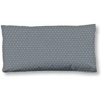 hip Kissenhülle Olinga, (1 Stück), Baumwolle, Mako-Satin, 40x80, 1 Stück, Reißverschluss, Anthrazit