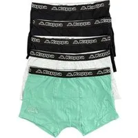 Kappa Boxershorts 5er Pack Herren Boxershort Unterhose Unterwäsche Gr. M - XXL (5er-Pack) mit Logo-Elastikbund