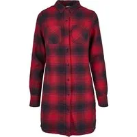 URBAN CLASSICS A-Linien-Kleid Urban Classics Damen Ladies Check Shirt Dress (1-tlg)