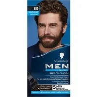 Schwarzkopf Bartfarbe Men Perfect 80 Dunkelbraun 3x 30ml, Vorratspack, 3-tlg., Schnelles Kaschieren grauer Haare, für ein natürlich aussehendes Ergebnis