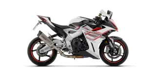 Sport Auspuff Arrow Indy Race EVO TITAN Zontes ZT703-RR Bj.2025-2026 EURO5+/ eintragungsfrei +ABE