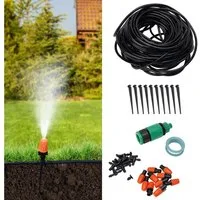 Casativo Bewässerungssystem Pflanzen Bewässerungssystem 20m Schlauch 10 Düsen Bewässerung Garten, (23 St. im Set), Garten-Bewässerung mit Schlauchsystem/wassersparend