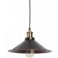 Licht-Erlebnisse Pendelleuchte DOVER, ohne Leuchtmittel, Küchenlampe Industrial Design Schwarz