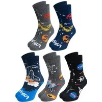 United Labels® Socken NASA Socken Sneaker Strümpfe (5er Pack) 40-45